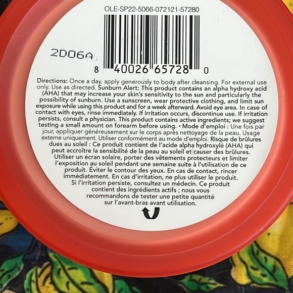 Brand New Ole Henriksen BEAMCREAM SMOOTHING BODY MOISTURIZER w/ Caffeine AHAs - Picture 4 of 10